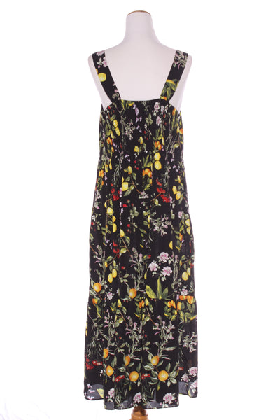 STUDIO CURVE (LN) Floral citrus + strawberry midi dress! 16