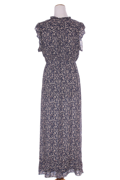 CAROLINE MORGAN (LN) Navy floral maxi dress! 14-16