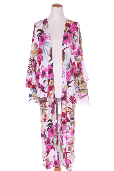 LIVE LIKE LIL - Floral rayon kimono duster! 8-16