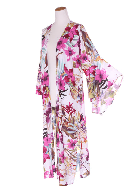 LIVE LIKE LIL - Floral rayon kimono duster! 8-16