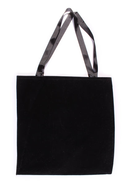 MINX - Black velvet shopping bag!