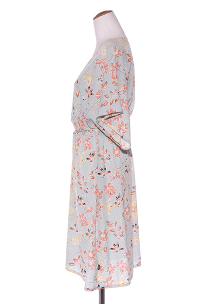KILT (NZ) Sage floral crossover front dress! 12