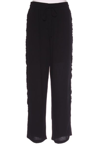 KETZ-KE - Wide leg ruched side panel pant! 12