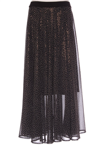 SACHA DRAKE - White & gold confetti print maxi skirt! 14