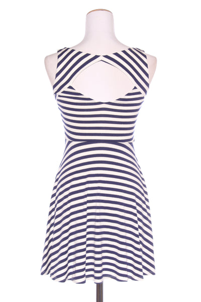 FOREVER NEW - Metallic stripe swing dress 8