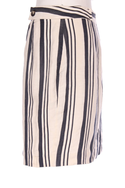 CUE (AU) Linen blend stripe mini skirt! 10