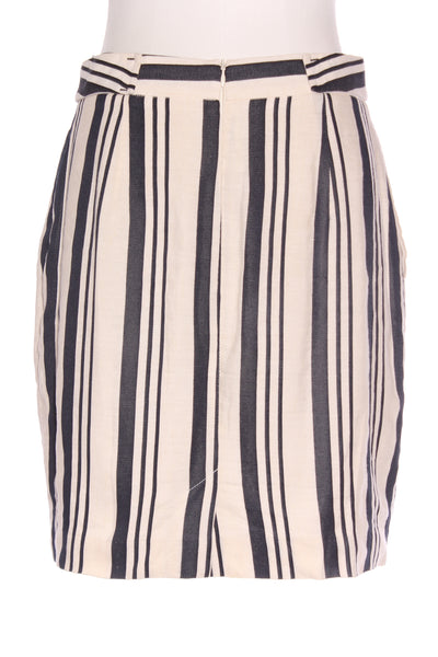 CUE (AU) Linen blend stripe mini skirt! 10