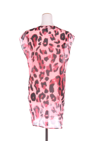 AUGUSTINE "Kenzie tie" dress - Pink leopard! 6-10