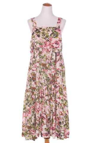 KIP & CO - Linen floral dress + pockets! 10-12