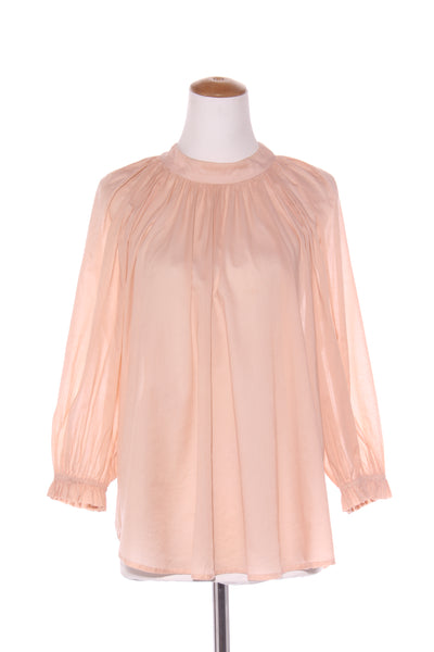BLAK LUXE - Cotton voile top - Apricot blush! 12-14