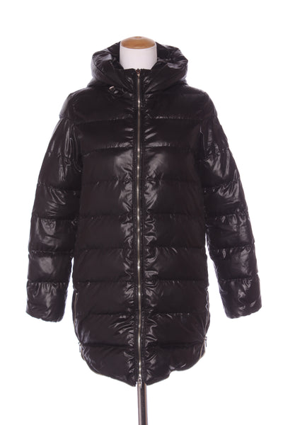 BASIC HOUSE - Hooded duckdown long jacket! 8