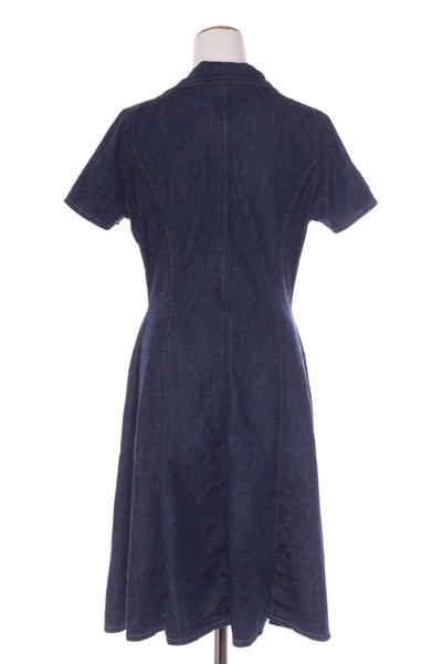 HOMEMADE? Fit & flare denim shirt dress! 12