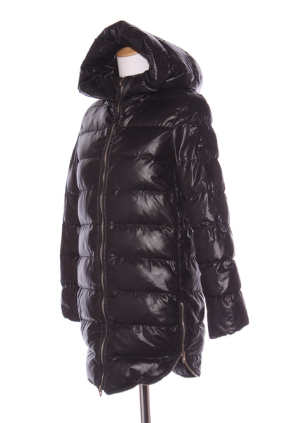 BASIC HOUSE - Hooded duckdown long jacket! 8