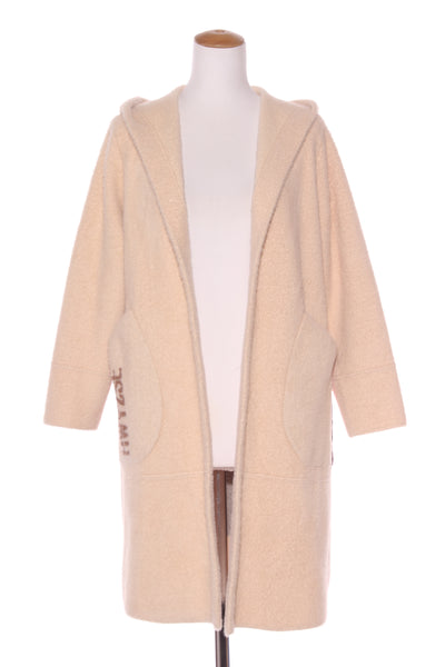 HWYZSE - Soft milk velvet hooded coatigan! 10-12