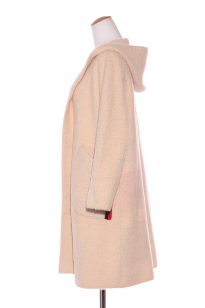 HWYZSE - Soft milk velvet hooded coatigan! 10-12