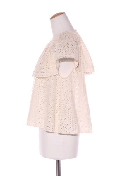 R.M.WILLIAMS - Broderie layered top - Cream! 14