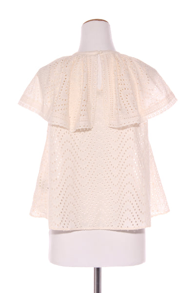R.M.WILLIAMS - Broderie layered top - Cream! 14