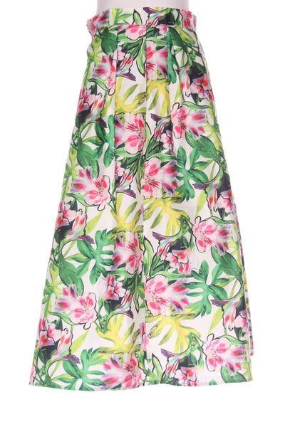 AUGUSTINE - Pleated floral midi skirt! 12