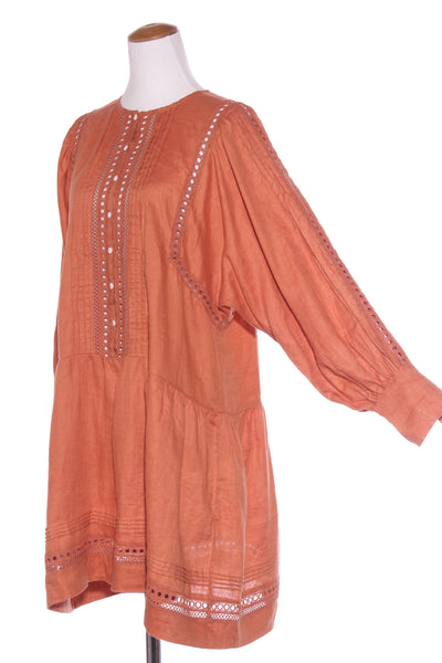 ZOE KRATZMANN (LN) Linen Douse dress - Russett! 12-14