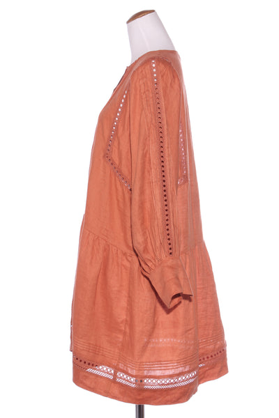 ZOE KRATZMANN (LN) Linen Douse dress - Russett! 12-14