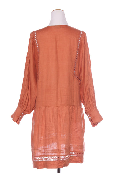 ZOE KRATZMANN (LN) Linen Douse dress - Russett! 12-14