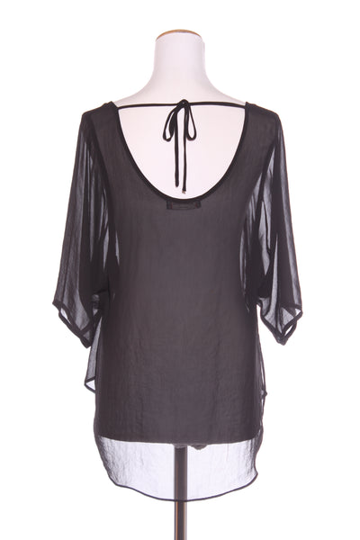 BETTIE MONROE (NZ) Chiffon scoop back top! 10