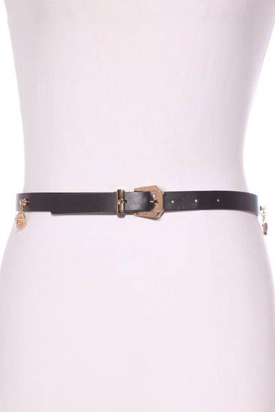 VERSACE (LN)" Medusa heritage charms" belt! 10-12