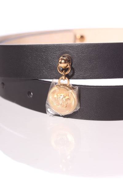 VERSACE (LN)" Medusa heritage charms" belt! 10-12