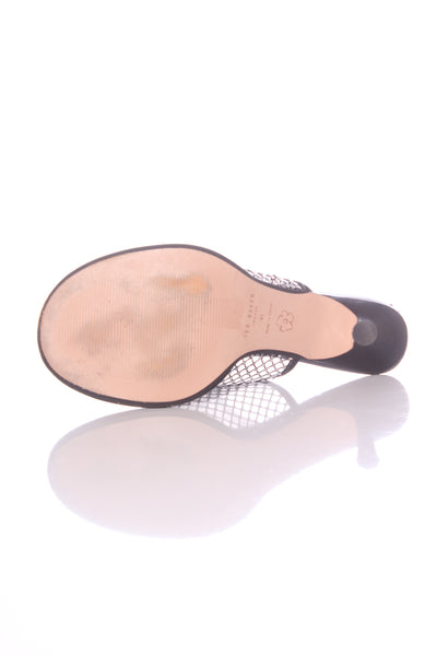 TED BAKER "Celya crystal mesh" heeled mules! 41