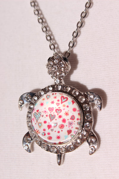 SNAPALICIOUS GEMS (BN) Interchangeable turtle necklace!