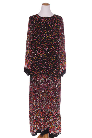 SASS (BN) "Suki" viscose border floral maxi dress! 18