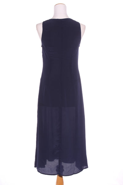 LIAM (NZ) Navy silk midi dress! 8