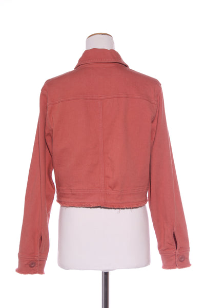 MAX - Crop denim jacket - Red clay! 12