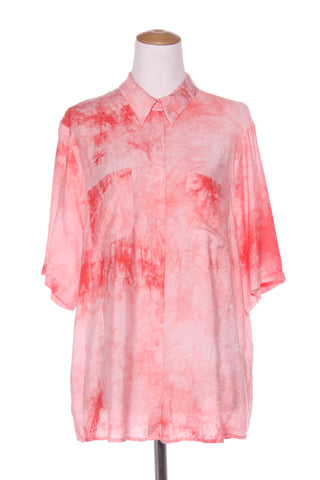 MOOCHI (NZ) "Guides" tie dye viscose shirt! 16
