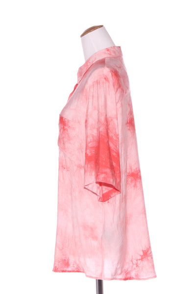 MOOCHI (NZ) "Guides" tie dye viscose shirt! 16
