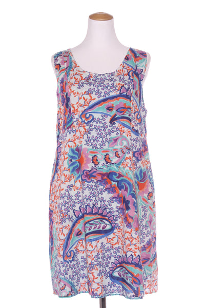 ORIENTIQUE "Radhangar print" reversible cotton dress! 14