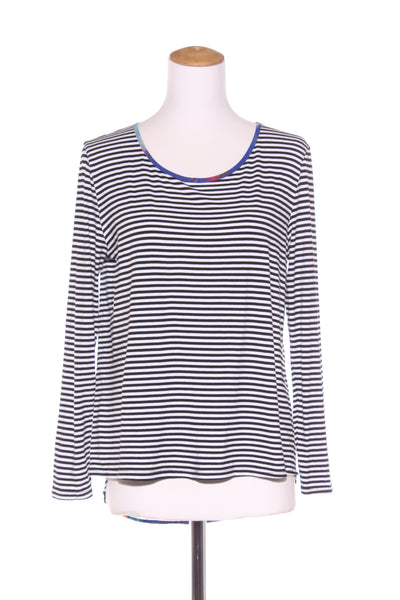 CHARLO - Abstract print panel L/S stripe top! 12