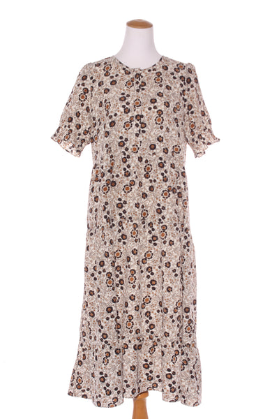 ET ALIA - Brown floral midi dress! 12
