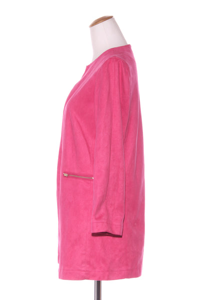 COCONUT - Pink suedette coat! 12
