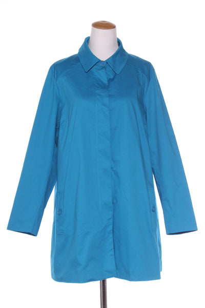 CAPTURE - Blue polka dot lined coat - Blue! 18