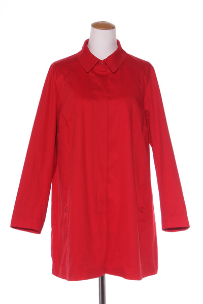 CAPTURE - Red polka dot lined coat - Red! 18