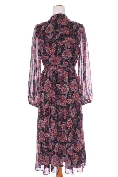 PORTMANS - Paisley floral midi shirt dress! 12