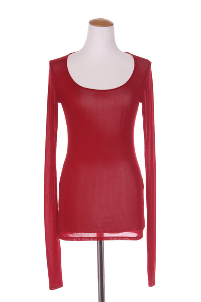 REPERTOIRE (NZ) Red L/S mesh top! 12