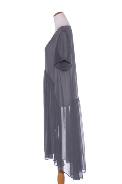 MOOCHI - Faithfuls (NZ) "Eve" chiffon midi dress! 12