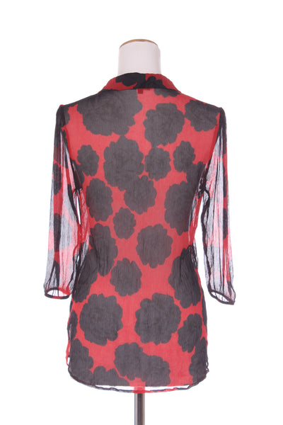 STORM - Crushed silk button up blouse! 12