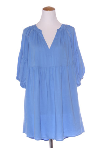 HAVEN - Linen blend dress - Cornflower blue! 8-12