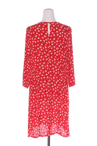 27 NAMES (NZ) Red floral L/S dress! 12