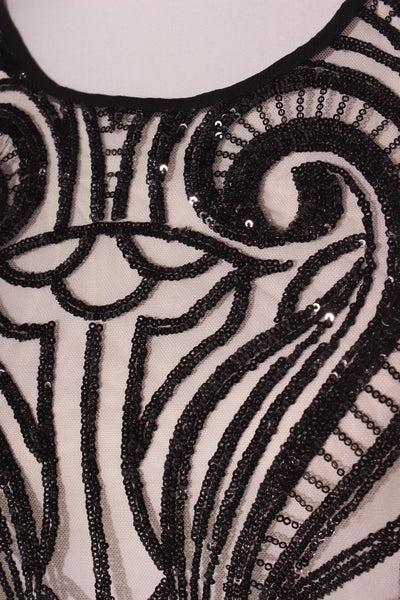 TRELISE COOPER "Soul mood" sequin mesh dress! 16