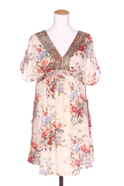 SIMONA BARBIERI - Necklace detail cotton floral dress! 10