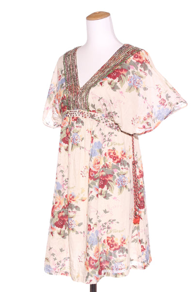 SIMONA BARBIERI - Necklace detail cotton floral dress! 10